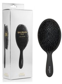 BALMAIN HAIR Luxury Spa Brush Black, Silver Box