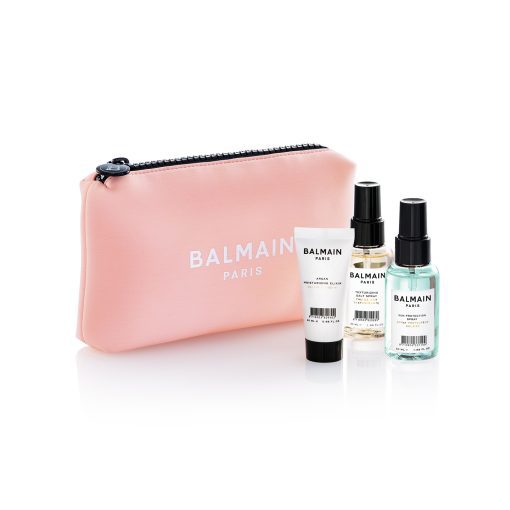 BALMAIN HAIR Cosmetic Bag Pink Travel