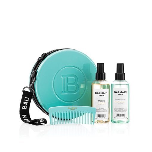 BALMAIN HAIR Backstage Session Case Turquoise