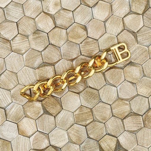 BALMAIN HAIR Barrette Chain 18 karat, M size - Image 6