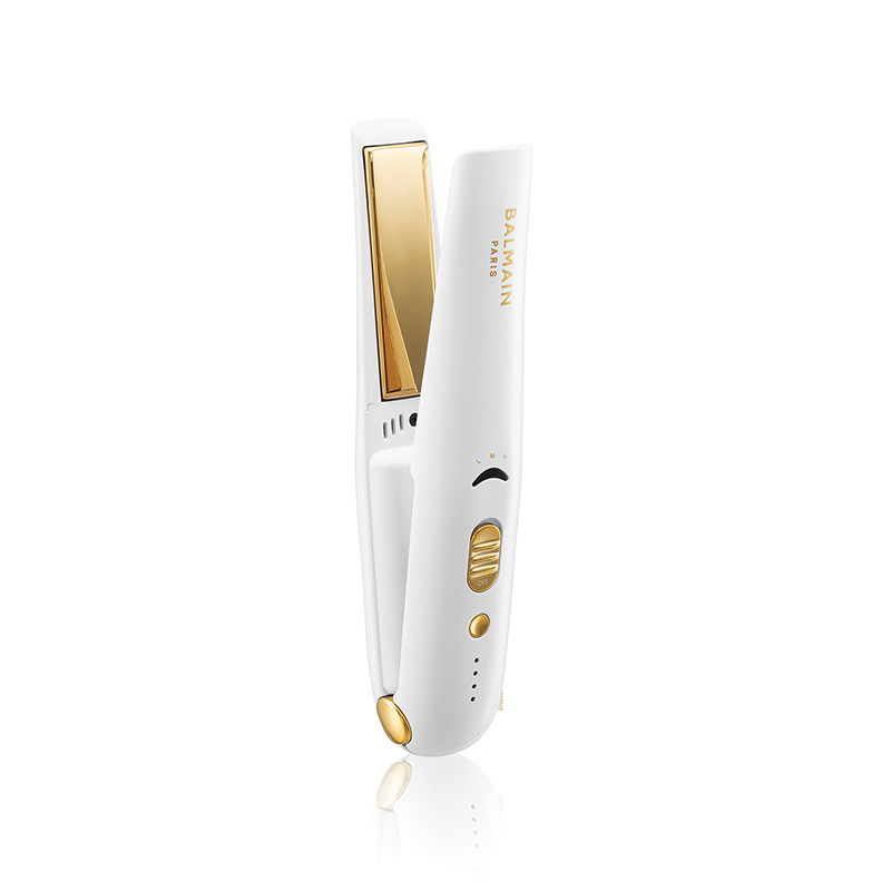 BALMAIN HAIR Titanium Cordless Straightener Gold & White - Image 2
