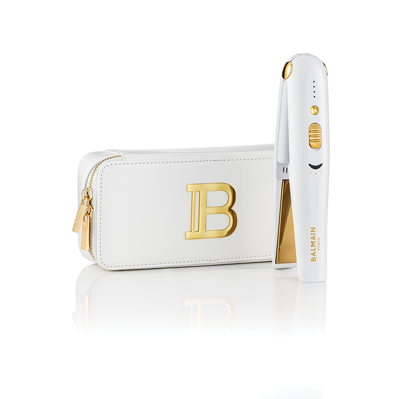 BALMAIN HAIR Titanium Cordless Straightener Gold & White
