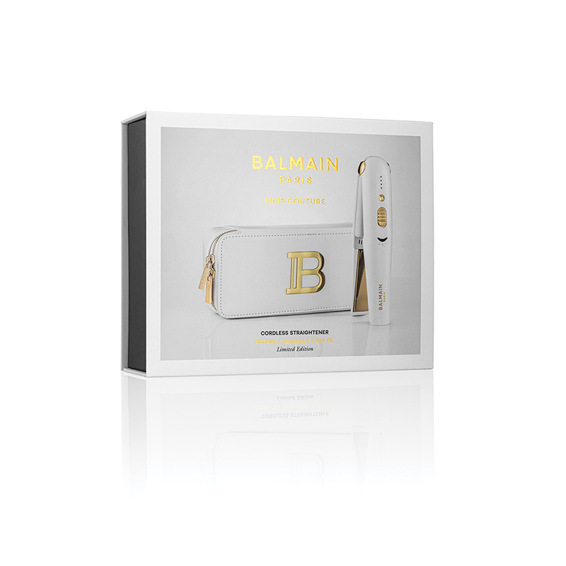 BALMAIN HAIR Titanium Cordless Straightener Gold & White - Image 4