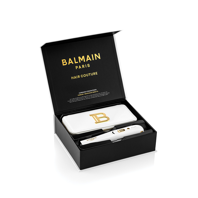BALMAIN HAIR Titanium Cordless Straightener Gold & White - Image 3