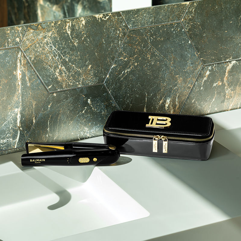 BALMAIN HAIR Titanium Cordless Straightener Gold & Black - Image 5