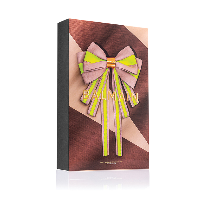 BALMAIN HAIR Barrette Bow, Neon, XL - Image 3