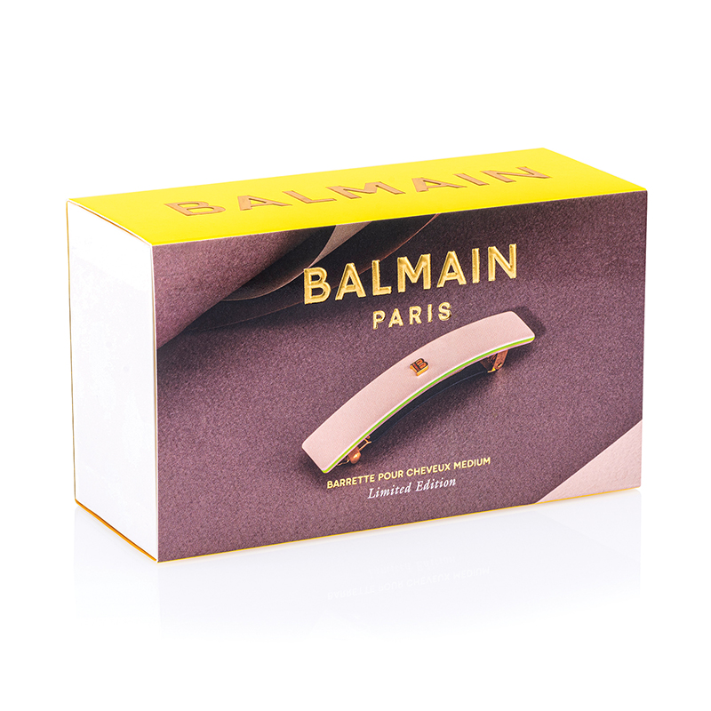 BALMAIN HAIR Barrette Beige, M size - Image 3
