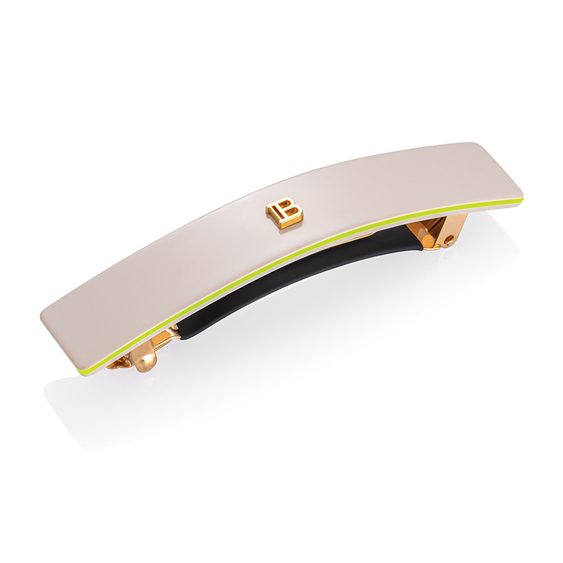 BALMAIN HAIR Barrette Beige, M size