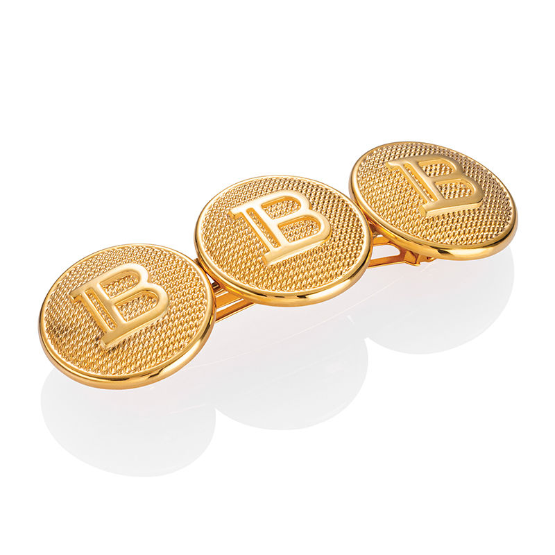 BALMAIN HAIR 18K Gold Plated Barrette Pour Cheveux