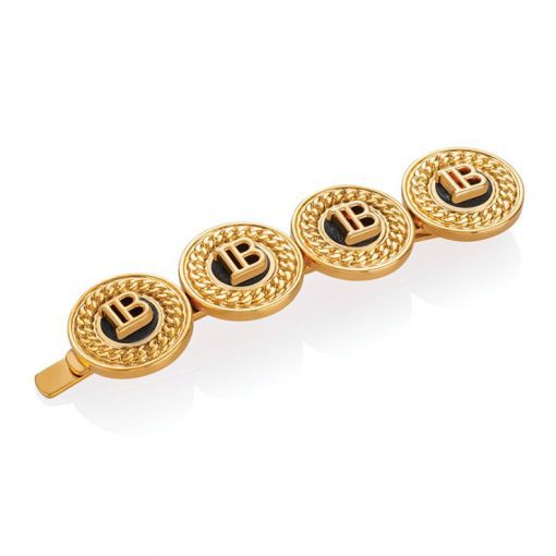 BALMAIN HAIR 18K Gold Plated Hair Slide, M size