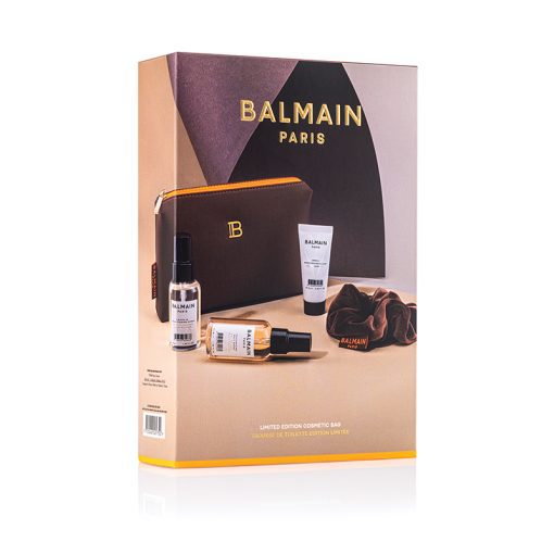 BALMAIN HAIR neopreenist kosmeetikakott tumepruun / Cosmetic Bag Dark Brown SS22 - Image 4