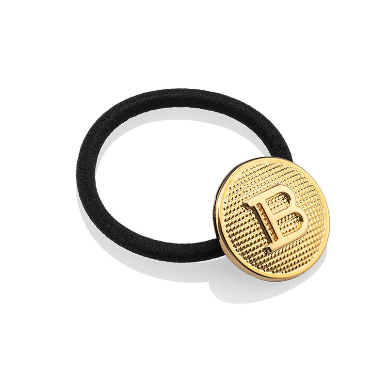 BALMAIN HAIR 18K Golden Elastique BALMAIN B-logo - Image 2