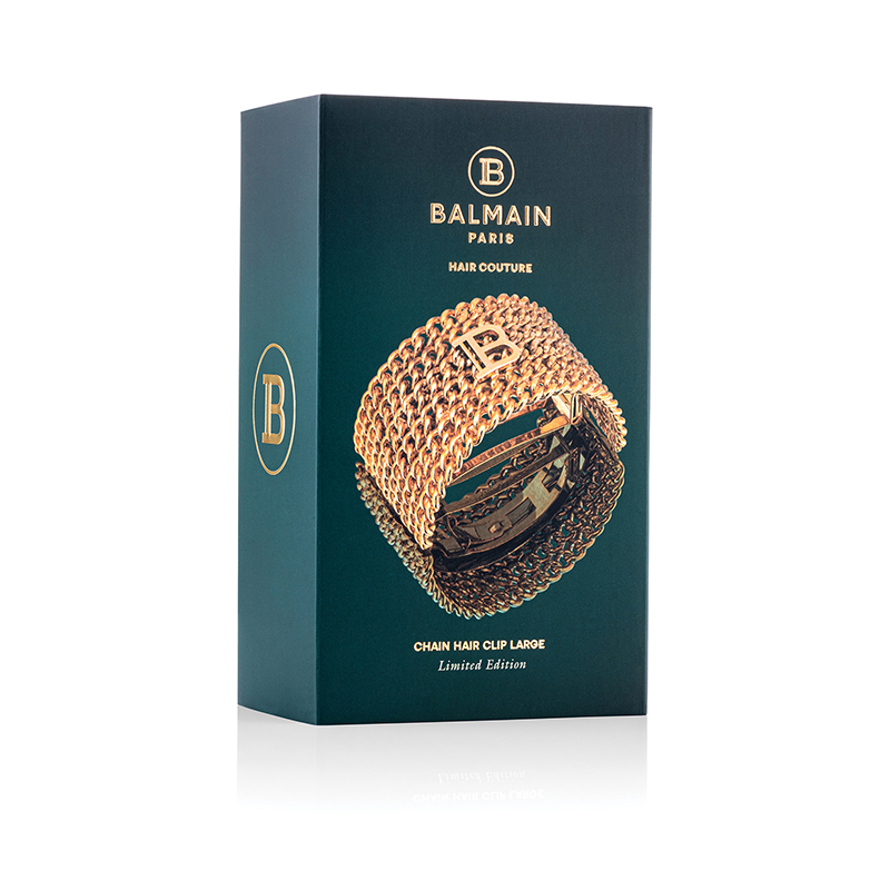 BALMAIN HAIR Pont des Arts Hair Barrette 18 karat, L size - Image 3