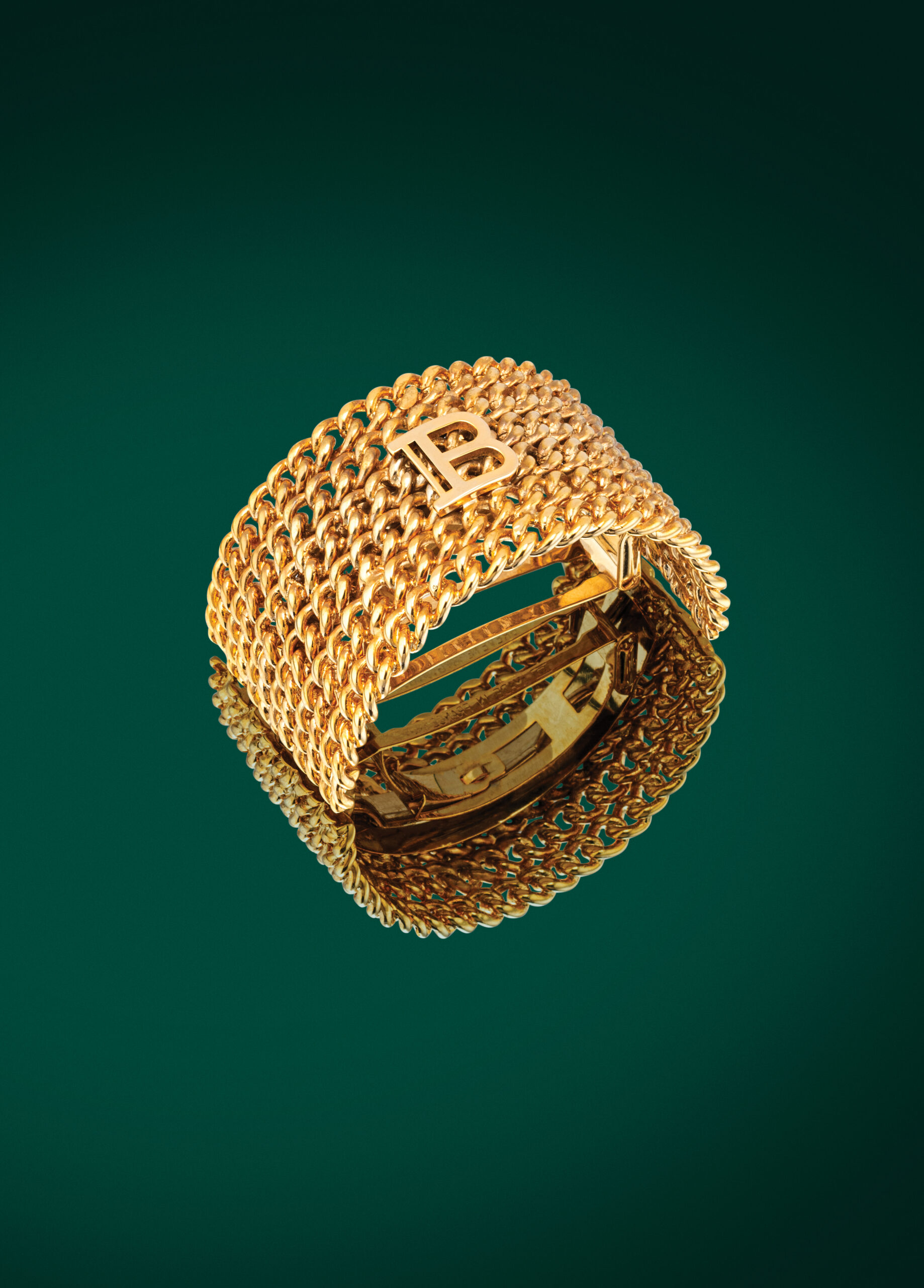 BALMAIN HAIR Pont des Arts Hair Barrette 18 karat, L size - Image 4