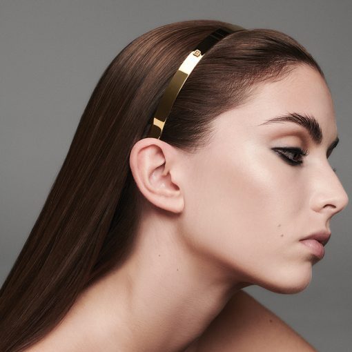 BALMAIN HAIR 18K kullatud peavõru, M / French Riviera Headband, 18K Golden, M - Image 3