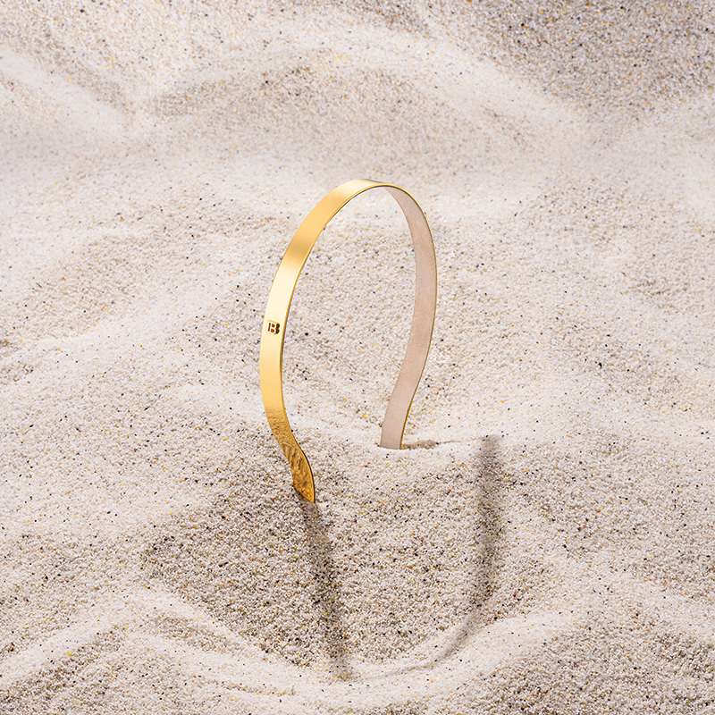BALMAIN HAIR French Riviera Headband, 18K Golden, M size - Image 2