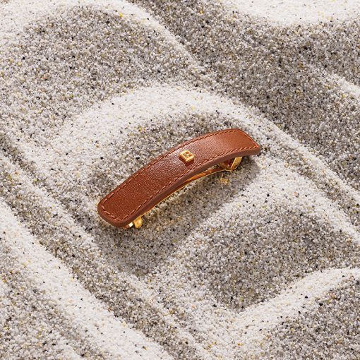 BALMAIN HAIR Riviera Barrette Cognac, L size - Image 2