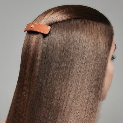 BALMAIN HAIR Riviera Barrette Cognac, L size - Image 3