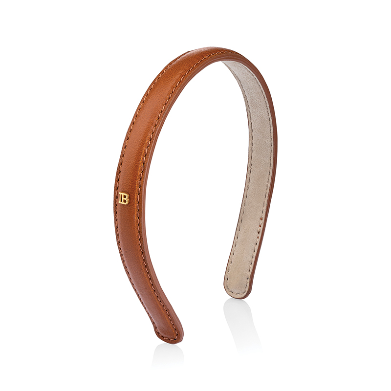 BALMAIN HAIR Riviera Headband Cognac, M size