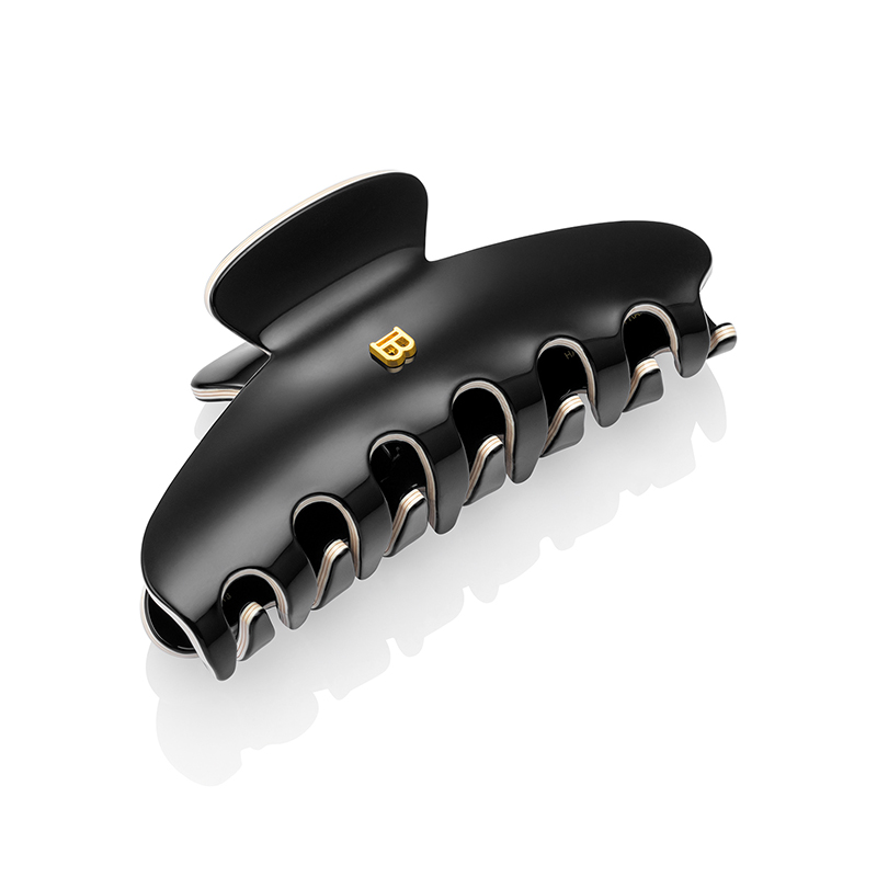 BALMAIN HAIR Pince a Cheveux Black & White L size