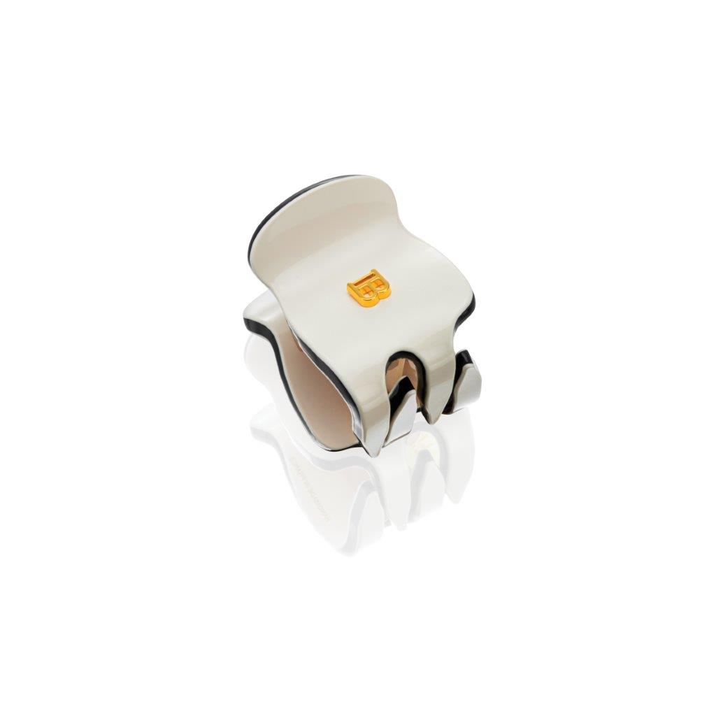 BALMAIN HAIR Pince a Cheveux XS White & Black