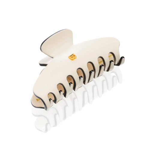 BALMAIN HAIR Pince a Cheveux M White & Black