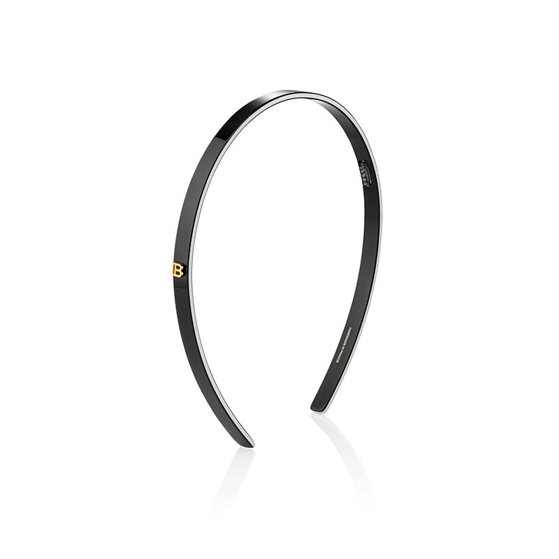 BALMAIN HAIR Acetate Headband Black/White
