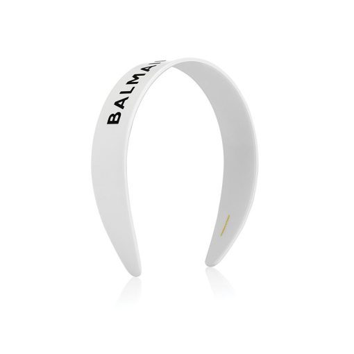 BALMAIN HAIR Limited Edition Legacy Acetate Headband White