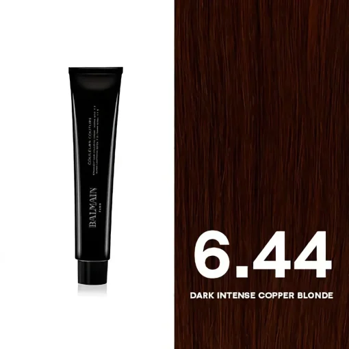 BALMAIN HAIR püsivärv 6.44 Dark Intense Copper Blonde/ Couleurs Couture 6.44 Dark Intense Copper Blonde 60ml