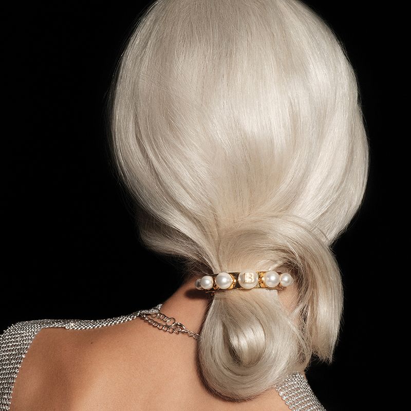 BALMAIN HAIR Limited Edition Legacy Clip Large Pearl - Image 2