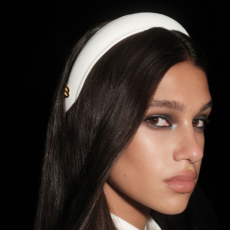 BALMAIN HAIR Limited Edition Legacy Leather Puffed Headband - Image 2