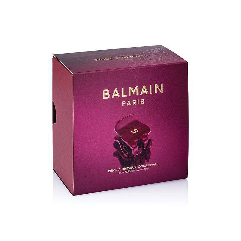 BALMAIN HAIR Pince à Cheveux Velvet Burgundy XS - Image 5