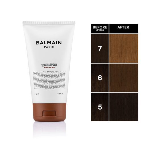 BALMAIN HAIR tooniv juuksemask soe pruun / Illuminating Warm Brown Hair Mask 150ml - Image 2