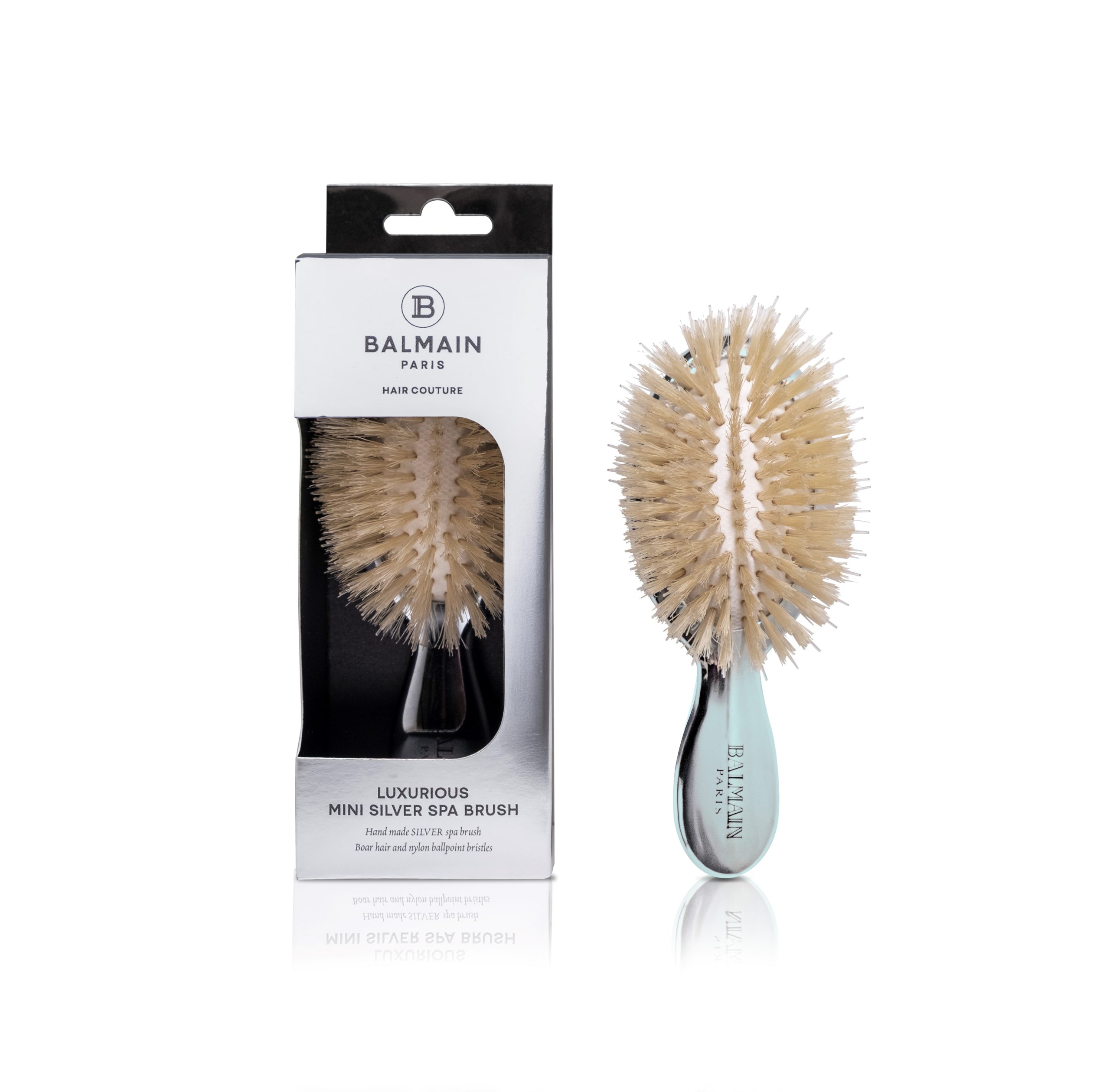 BALMAIN HAIR Mini Silver Spa Extension Brush