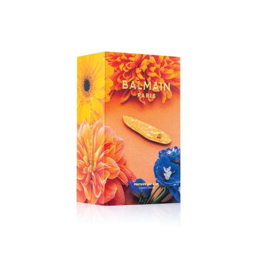 BALMAIN HAIR kuldne juukseklamber M / PRINTEMPS GOLDEN LEAF SLIDE - Image 3
