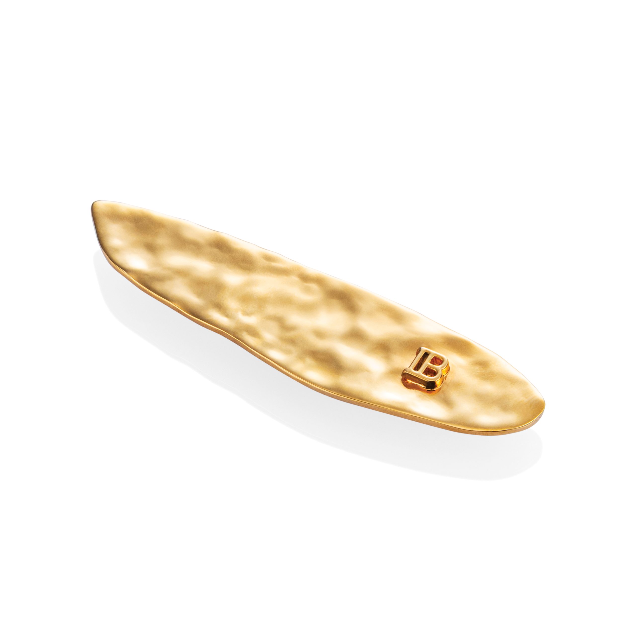 BALMAIN HAIR PRINTEMPS GOLDEN LEAF SLIDE M size