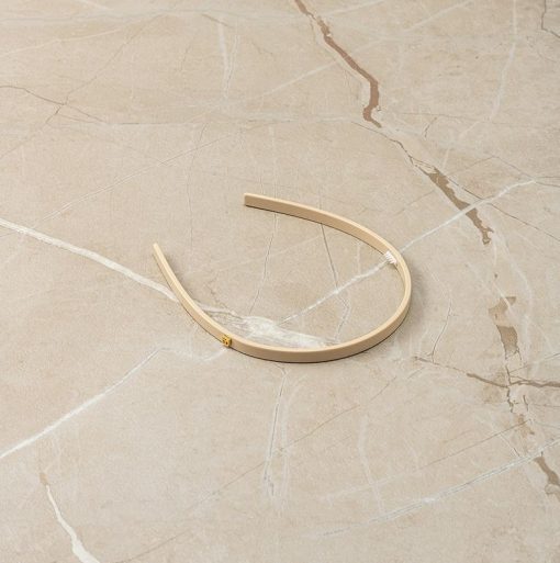 BALMAIN HAIR Limited Edition Acetate Headband Small Beige - Image 2