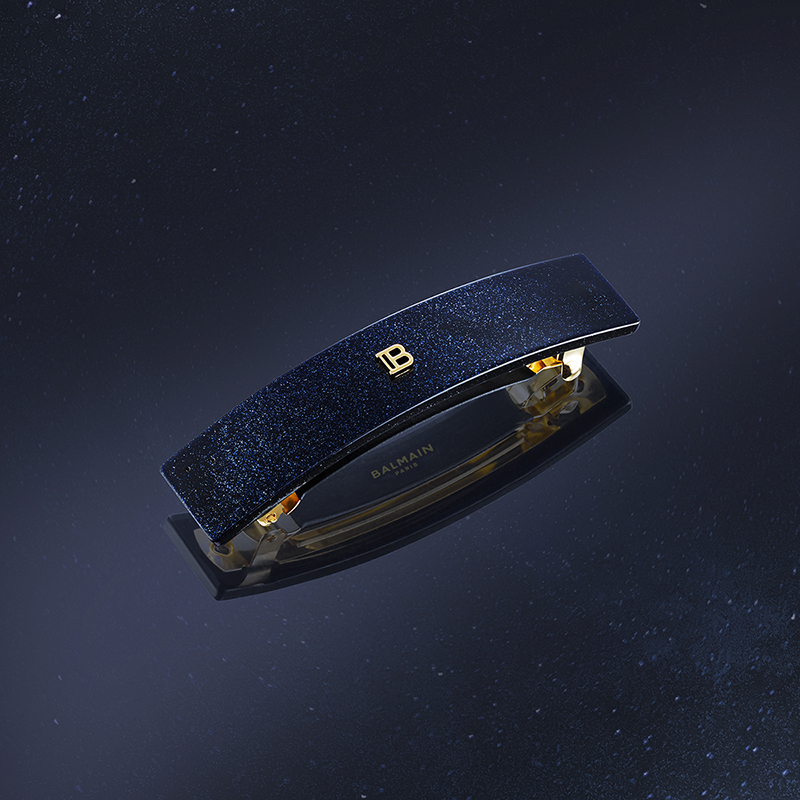 BALMAIN HAIR Muse de la Féte - Barrette Cheveux Cosmic Sapphire Medium Limited Edition - Image 3