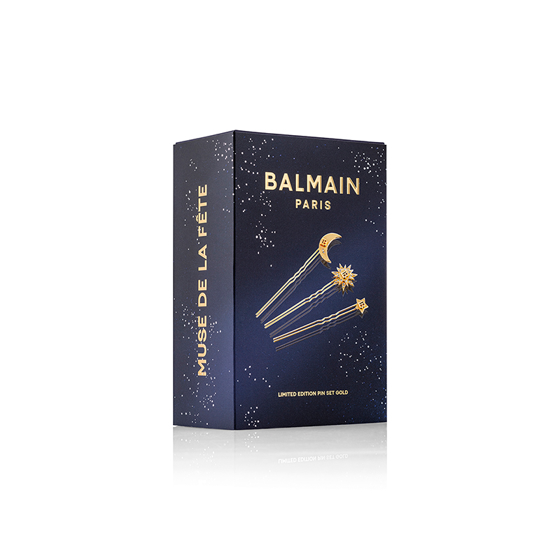 BALMAIN HAIR Muse de la Féte - Professional 18K Gold Pin Set Limited Edition - Image 3