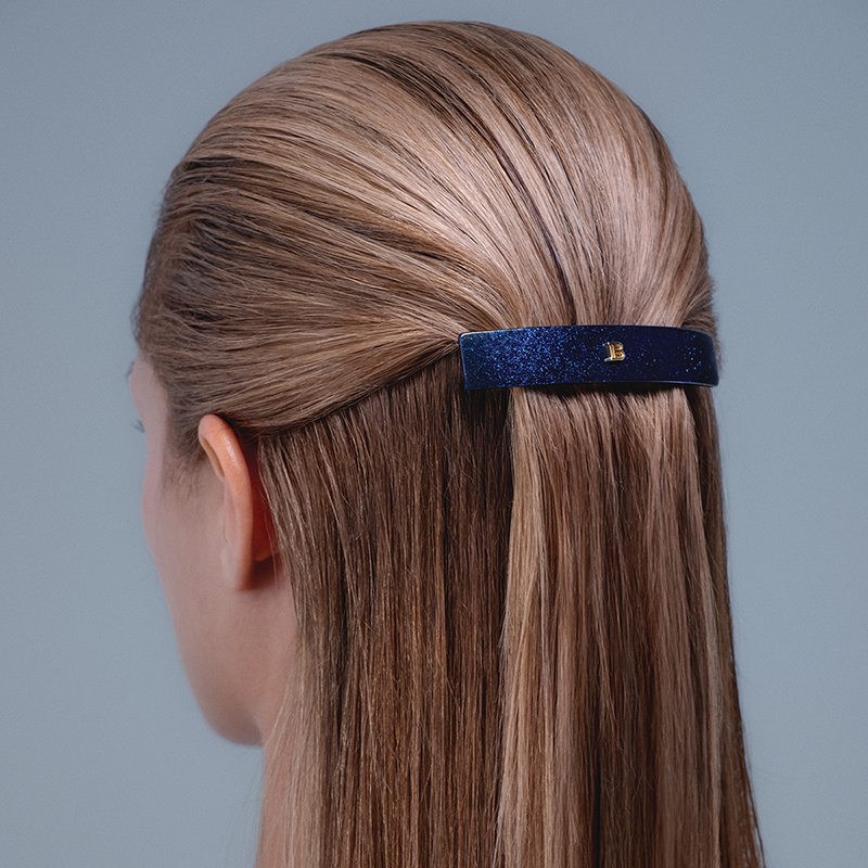 BALMAIN HAIR Muse de la Féte - Barrette Cheveux Cosmic Sapphire Medium Limited Edition - Image 2