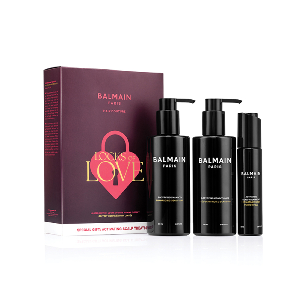 BALMAIN HAIR Limited Edition Locks of Love Homme Bodyfying Gift Set